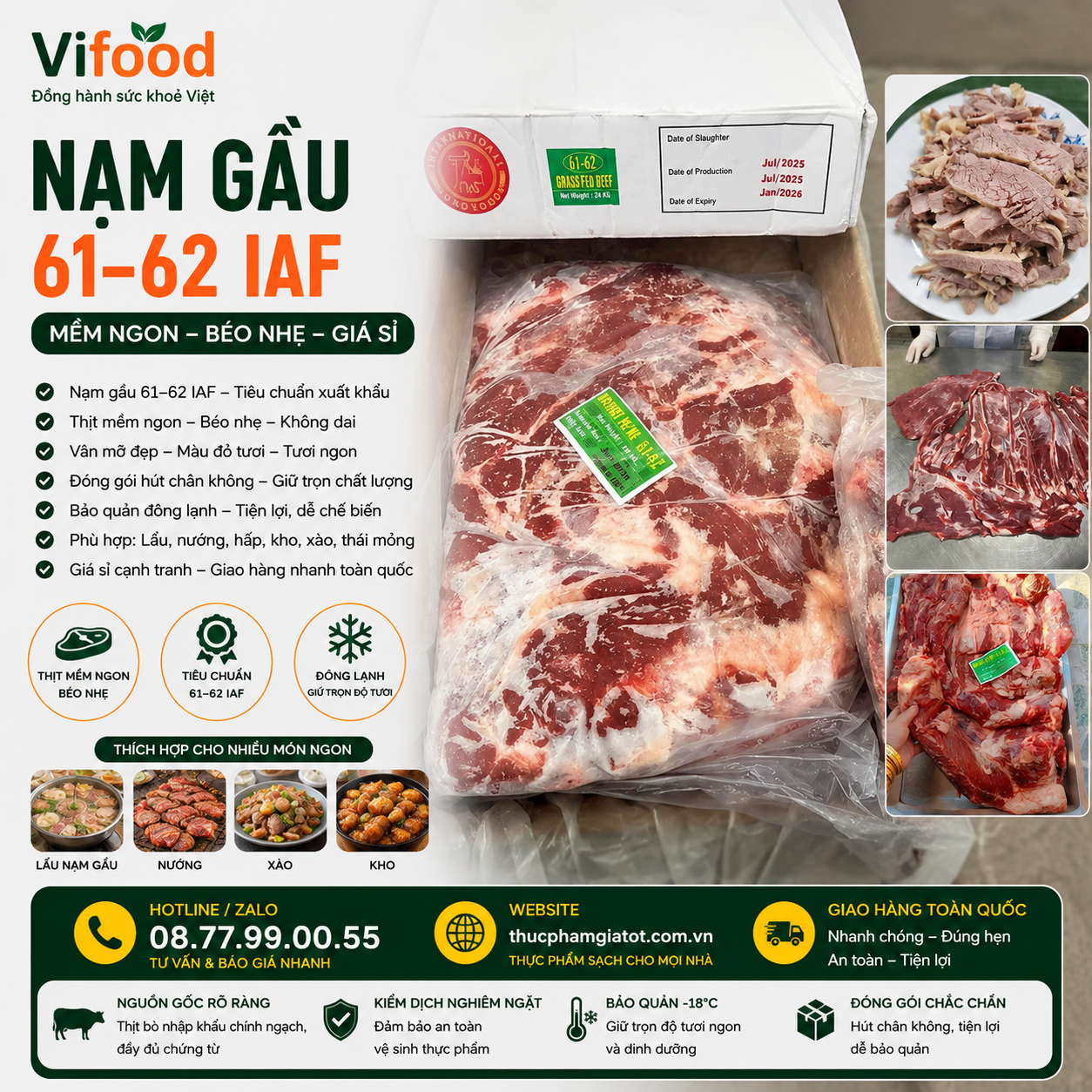 Nạm Gầu 61-62 IAF Giá Sỉ